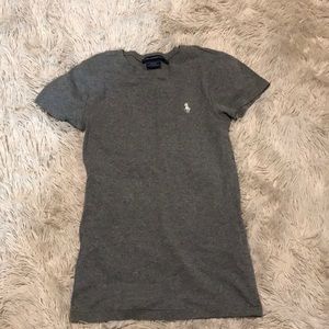 Grey Ralph Lauren cotton sports t shirt